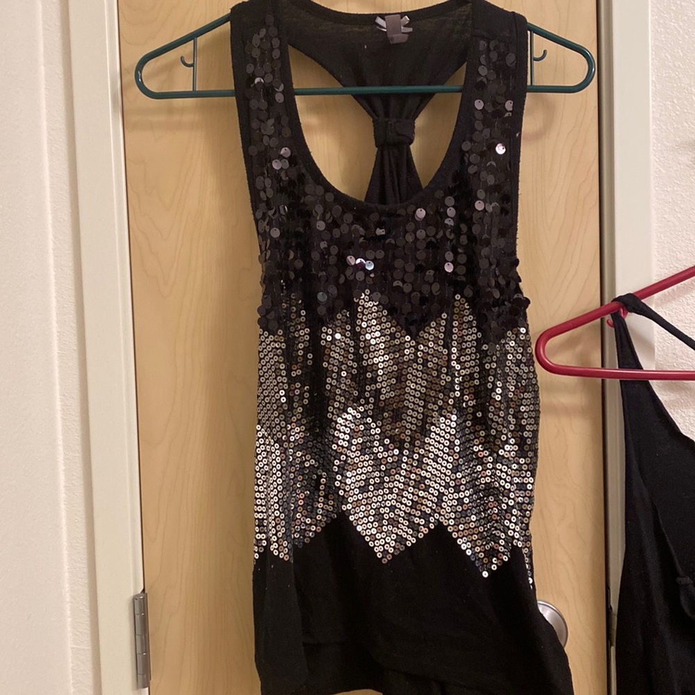 Sparkly tank top